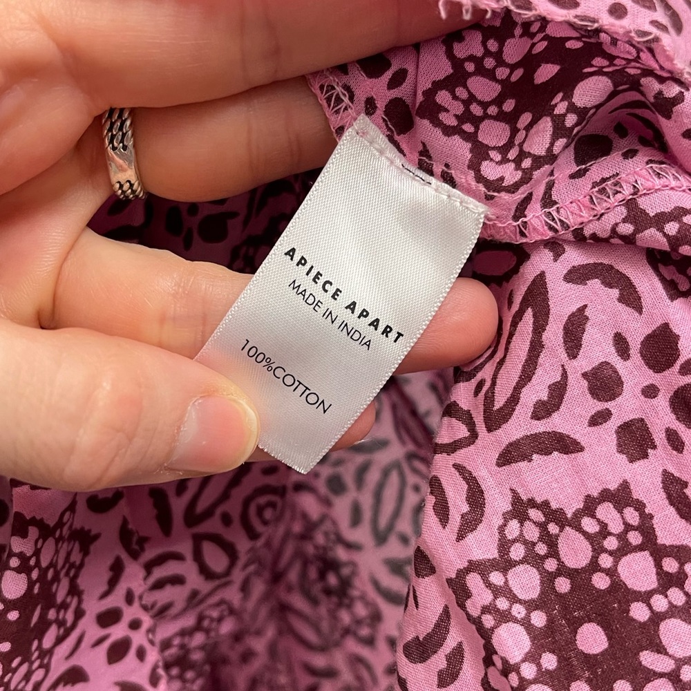 Apiece Apart Mango Bouquet Print Skirt - Picture 5 of 8